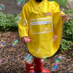 2T/3T Hunter Kids Bright Yellow Rain Poncho